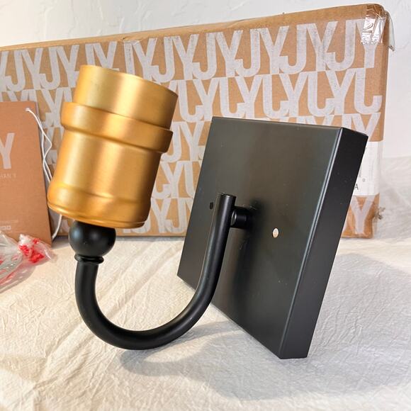 JONATHAN Y Marais Vanity Light Iron Rustic Industrial Boho JYL3526A *NO BULB** - Picture 7 of 11